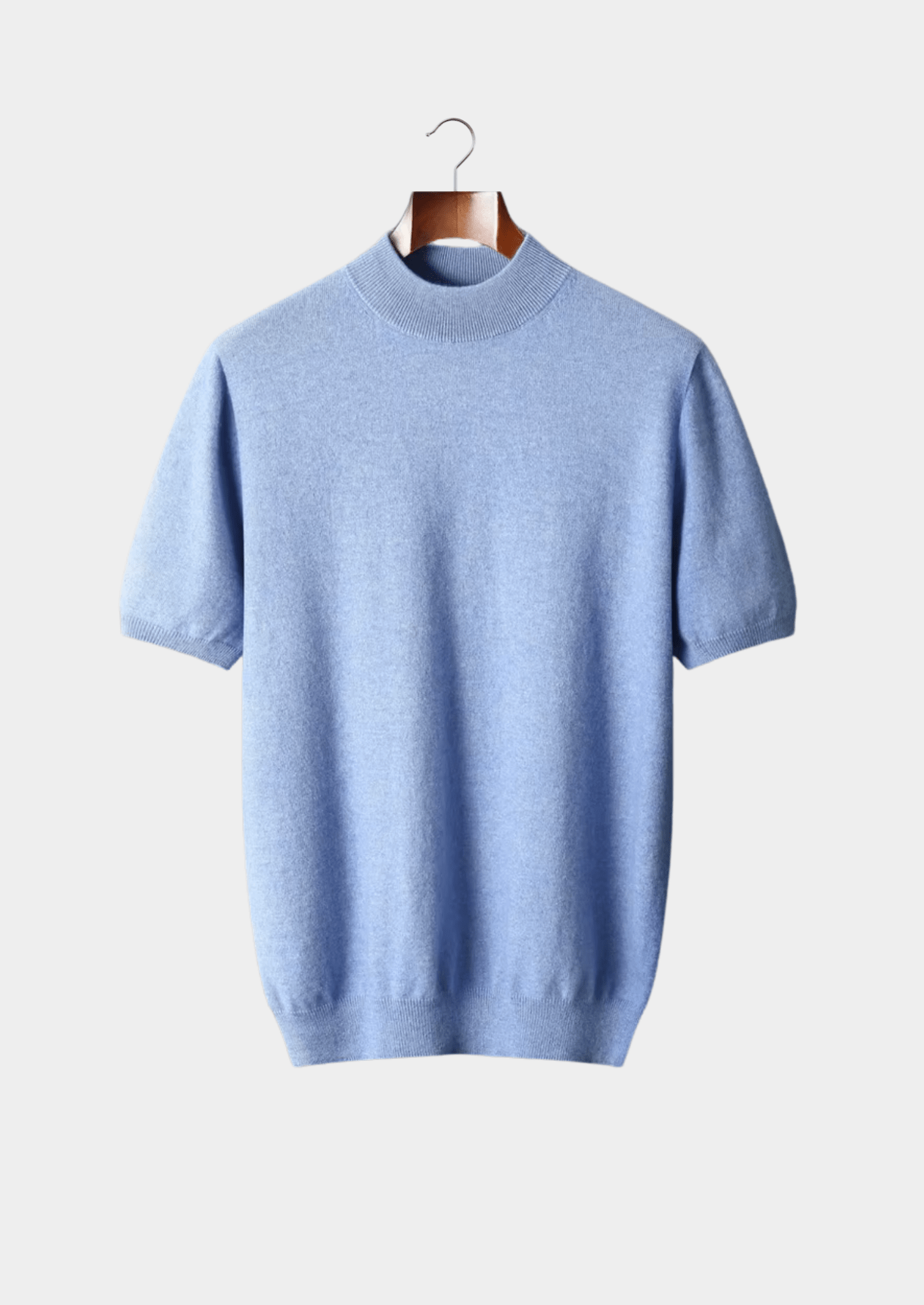 PREMIUM CASHMERE MOCK NECK T - SHIRT - Derada
