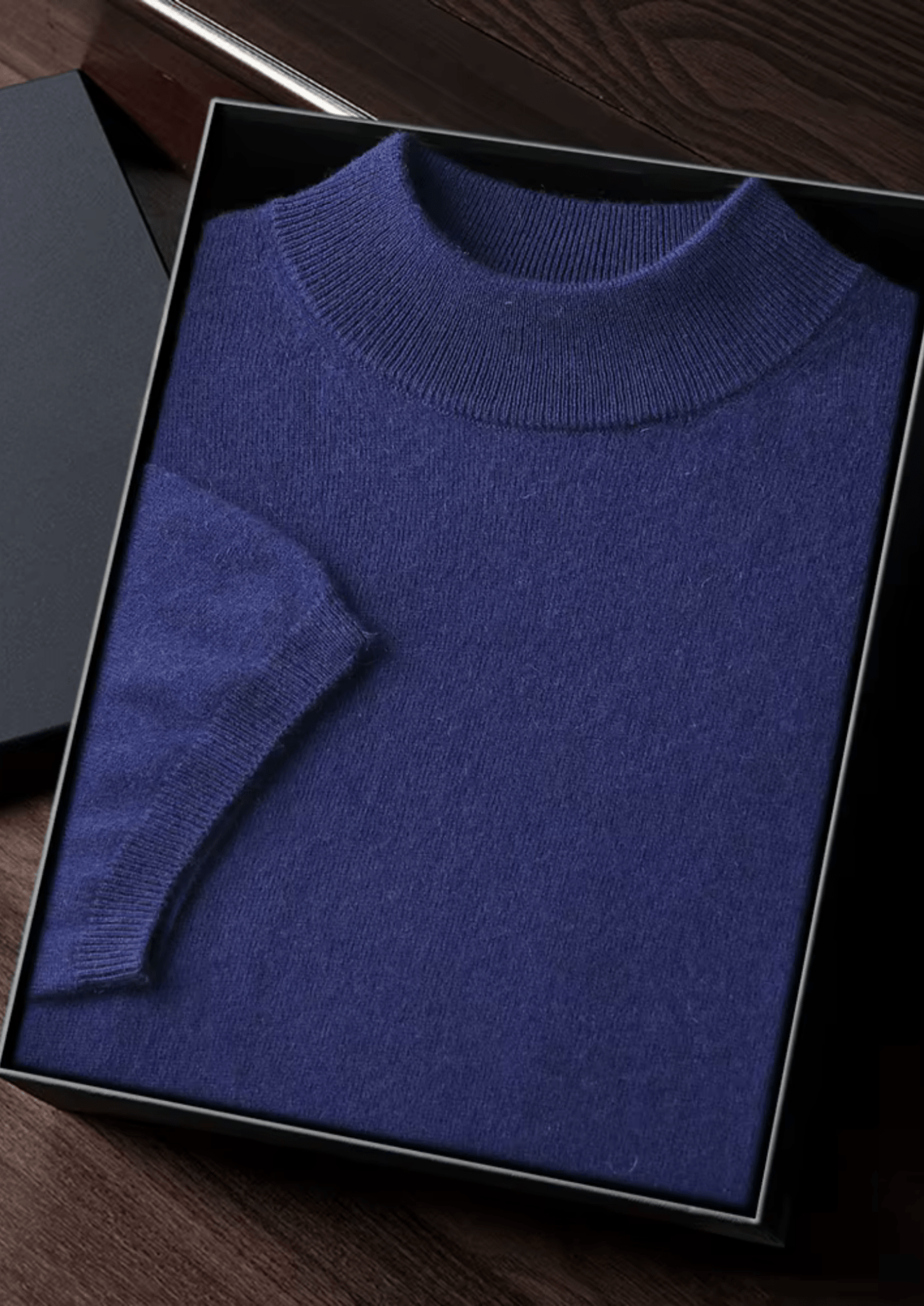 PREMIUM CASHMERE MOCK NECK T - SHIRT - Derada