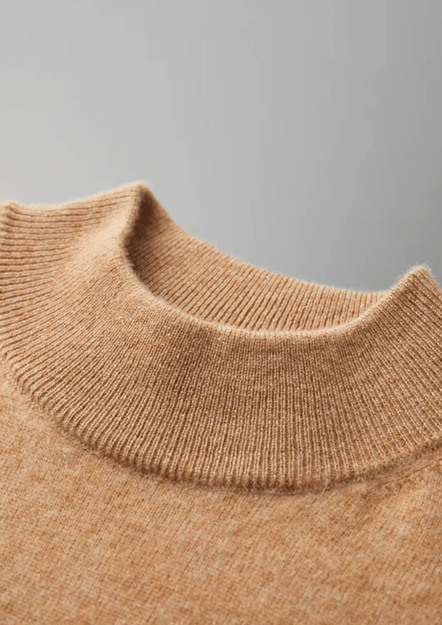 PREMIUM CASHMERE MOCK NECK T - SHIRT - Derada