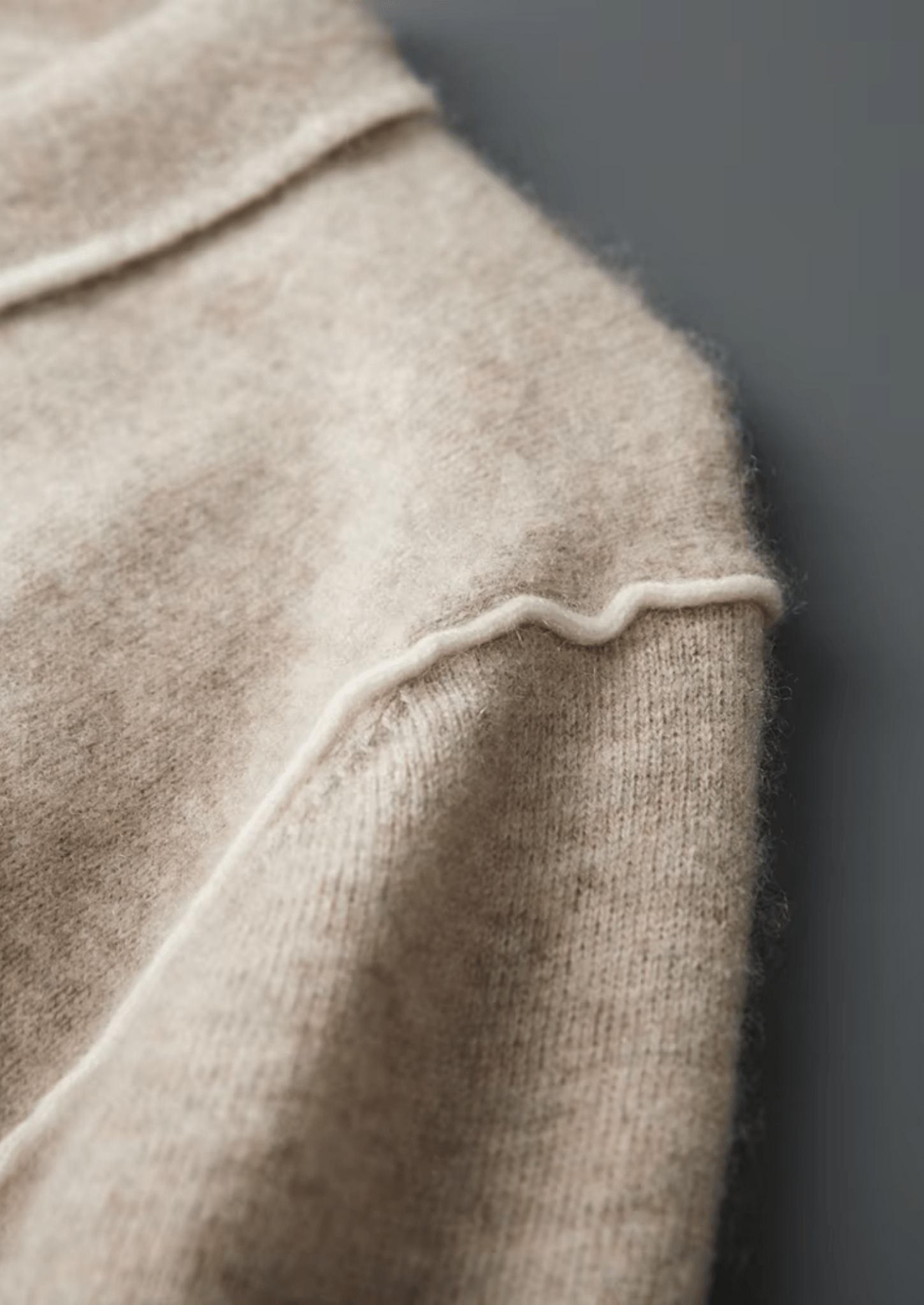 PREMIUM CASHMERE TWO TONE BUTTON POLO - Derada