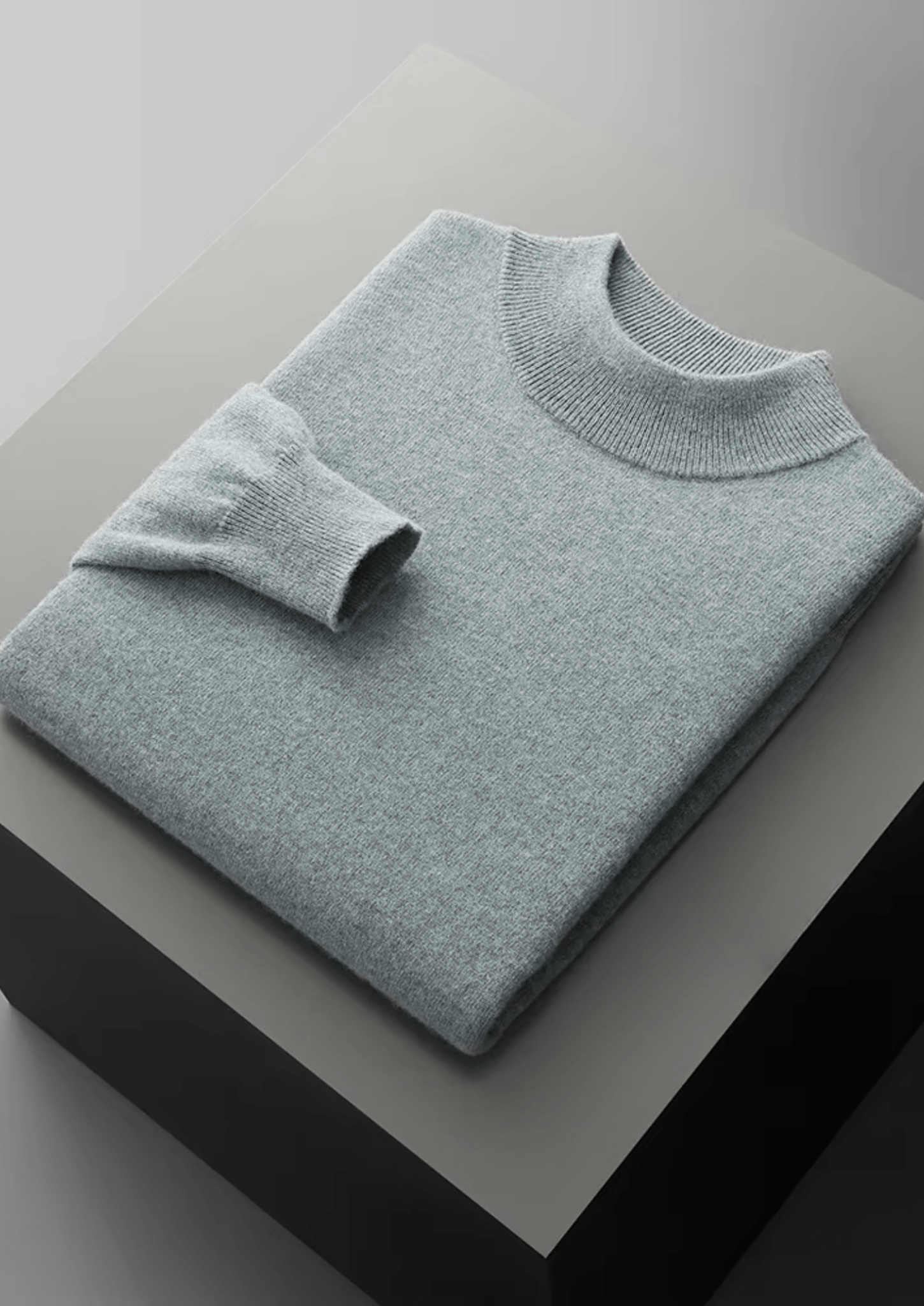 PURE EXTRA - FINE MERINO WOOL CLASSIC MOCKNECK - Derada