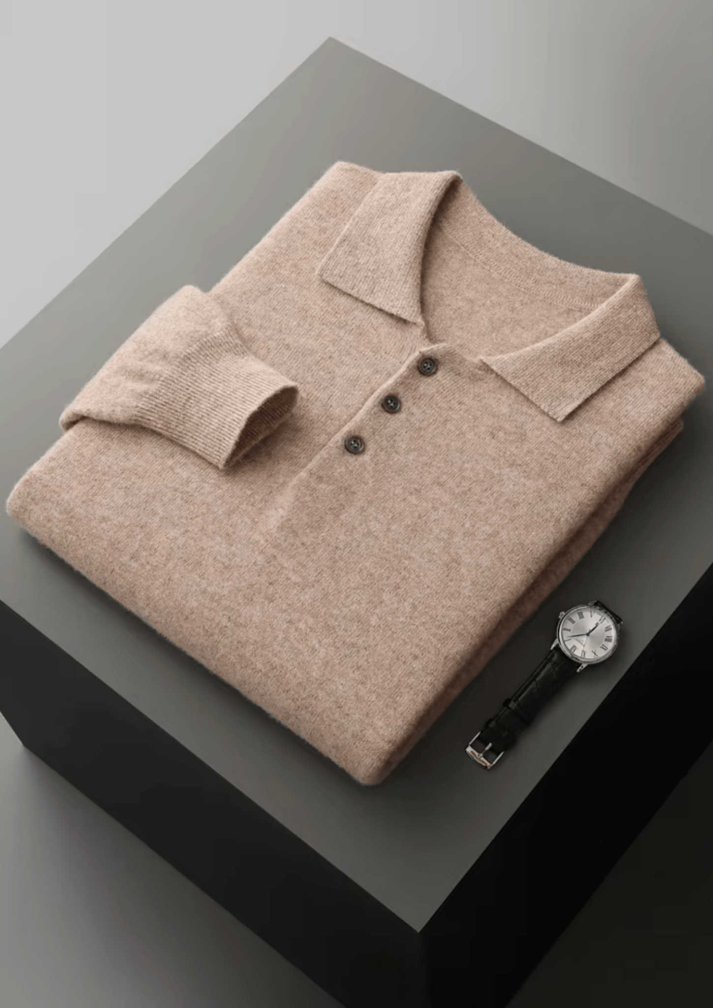 PURE EXTRA - FINE MERINO WOOL CLASSIC SWEATER POLO - Derada