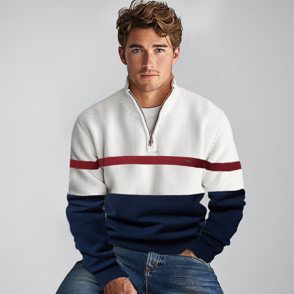 Andy | Quarter Zip Knitwear - Derada Fashion