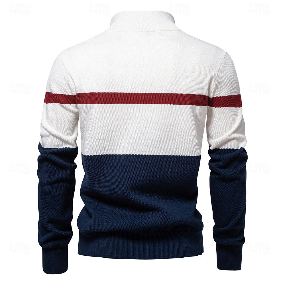 Andy | Quarter Zip Knitwear - Derada Fashion
