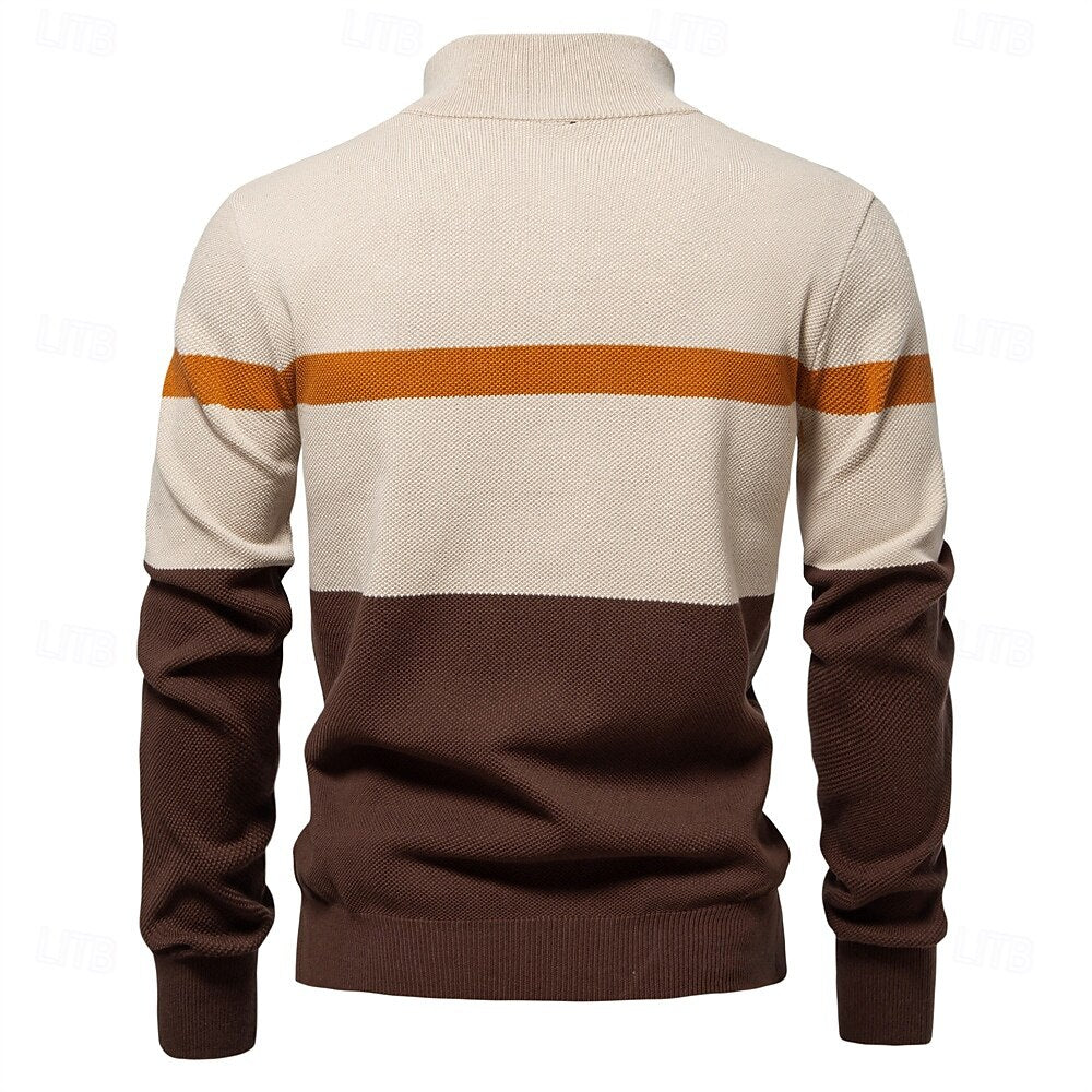 Andy | Quarter Zip Knitwear - Derada Fashion