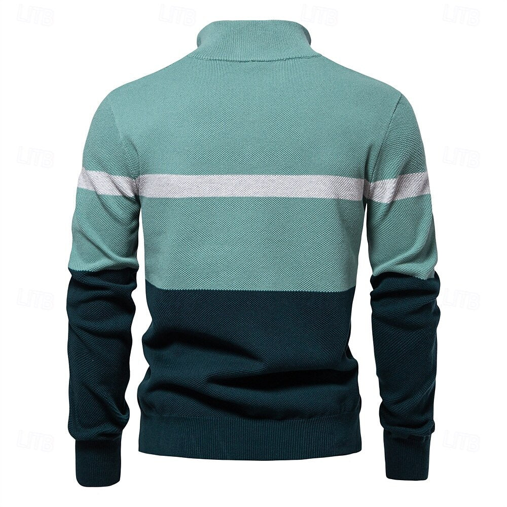 Andy | Quarter Zip Knitwear - Derada Fashion