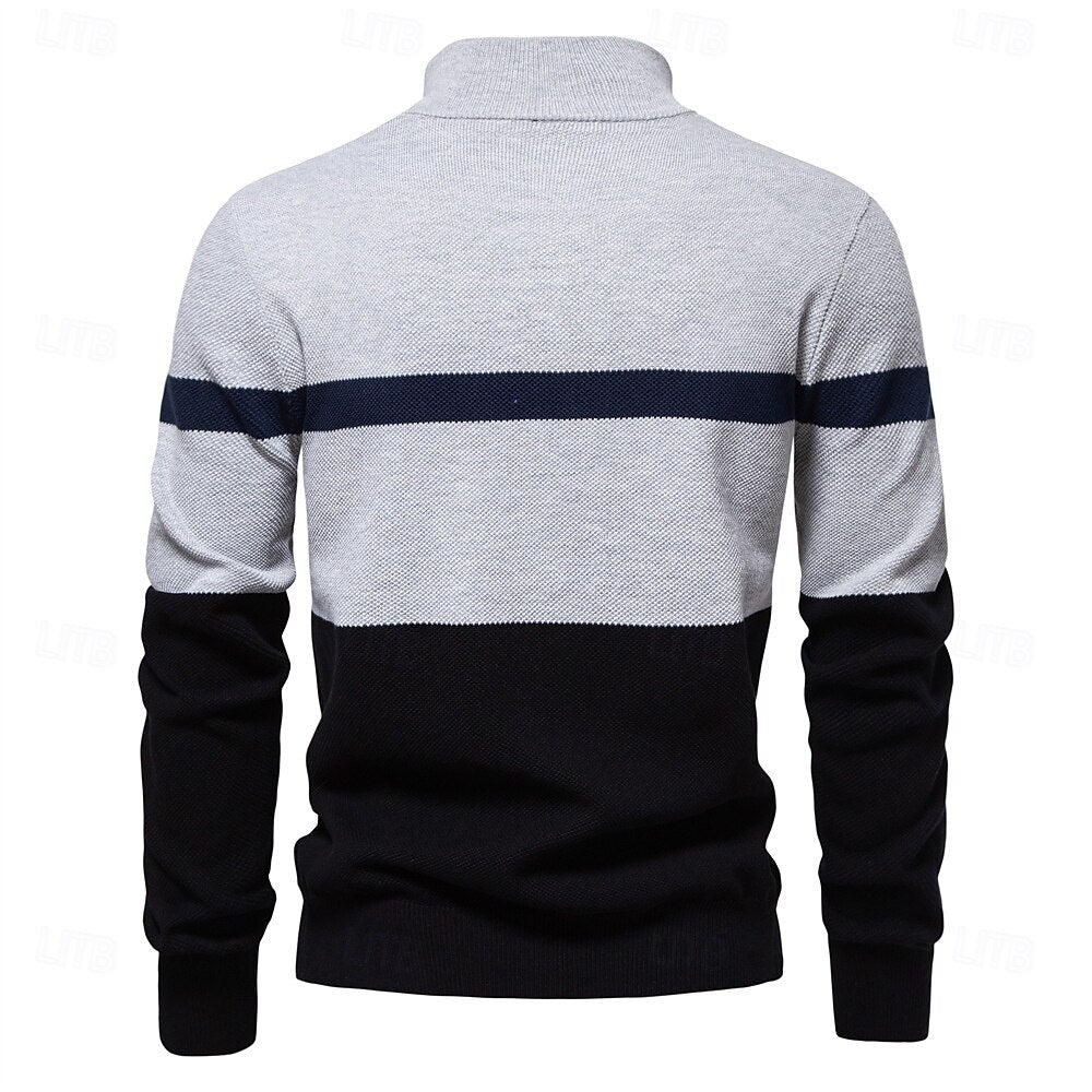 Andy | Quarter Zip Knitwear - Derada Fashion