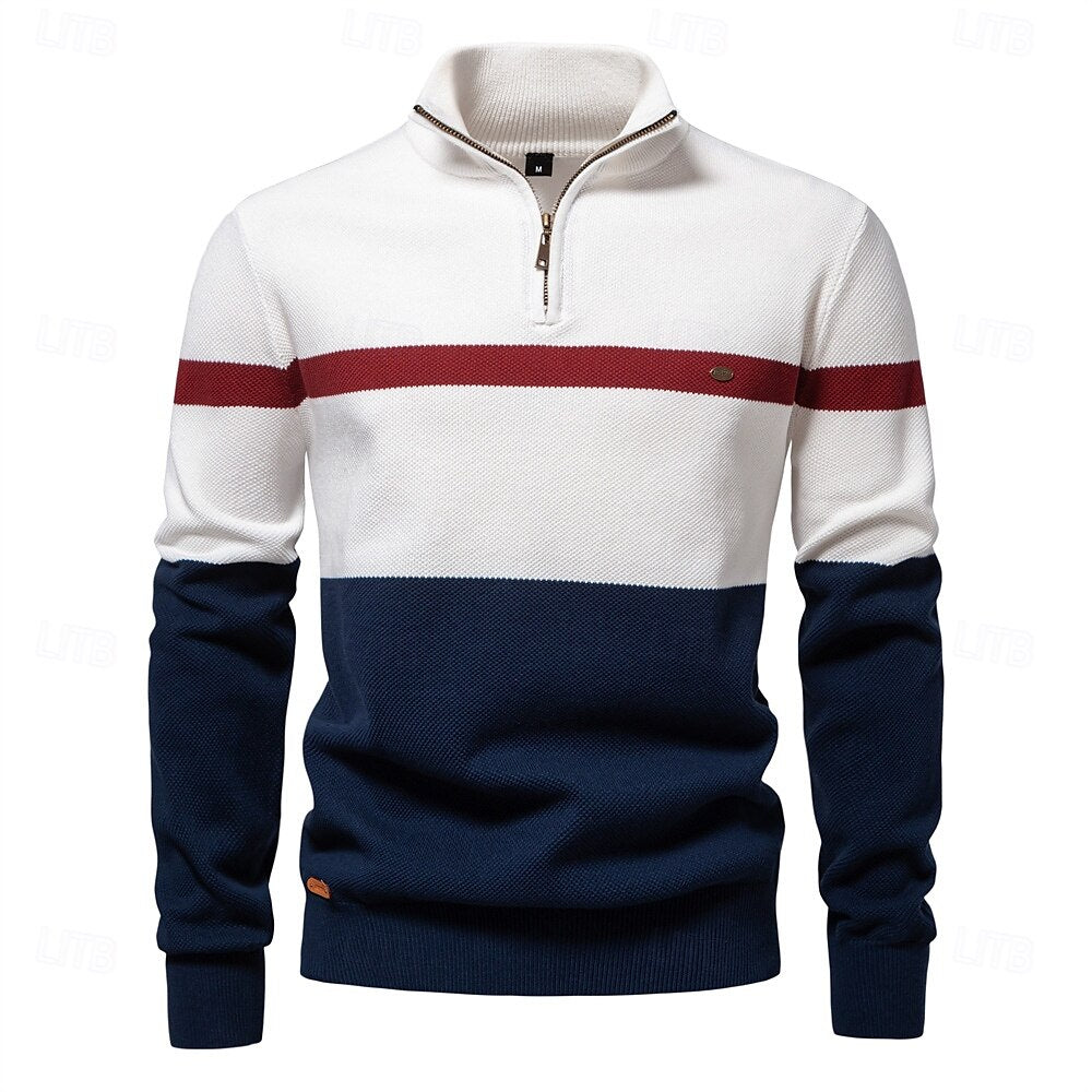 Andy | Quarter Zip Knitwear - Derada Fashion
