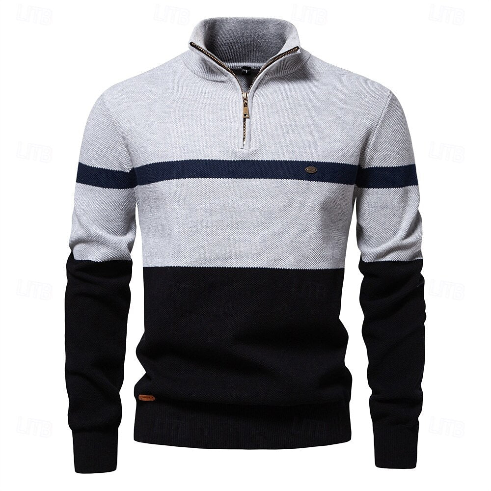 Andy | Quarter Zip Knitwear - Derada Fashion