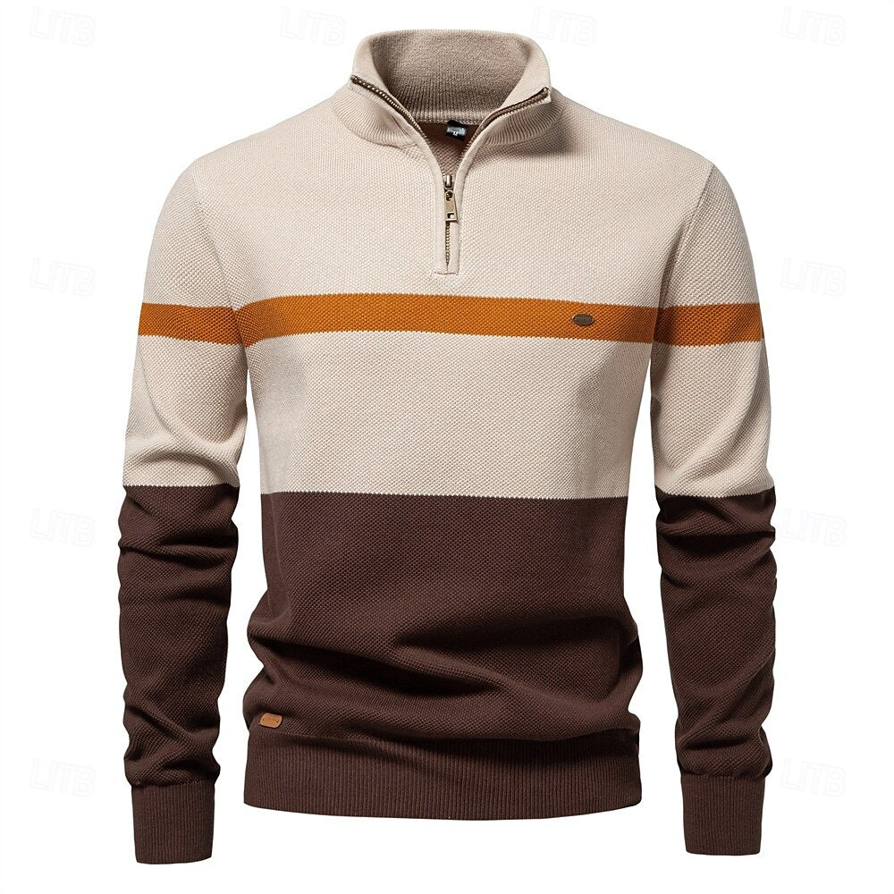 Andy | Quarter Zip Knitwear - Derada Fashion