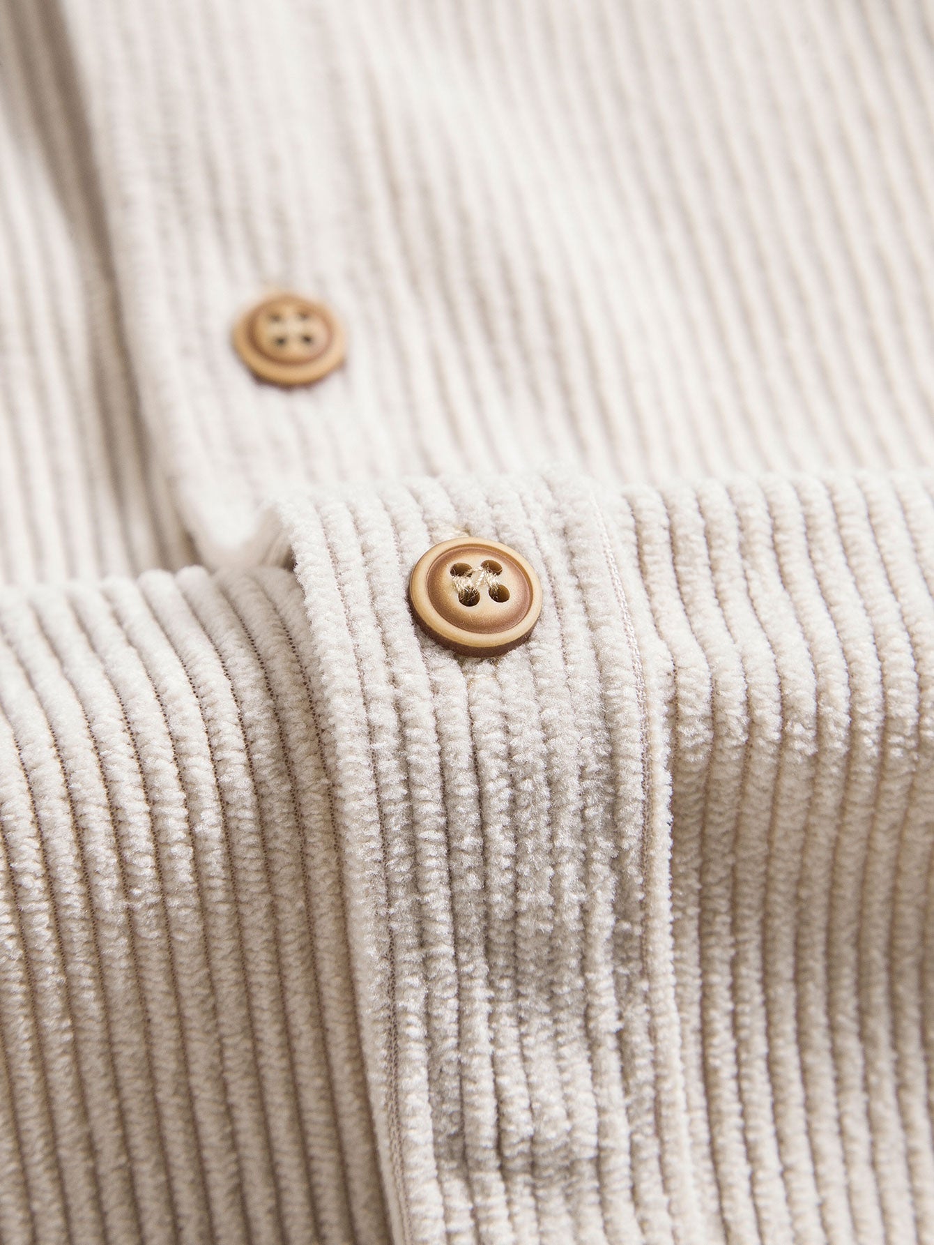 Derada | 3 - Pack Corduroy Casual Button - Up Shirt - Derada Fashion