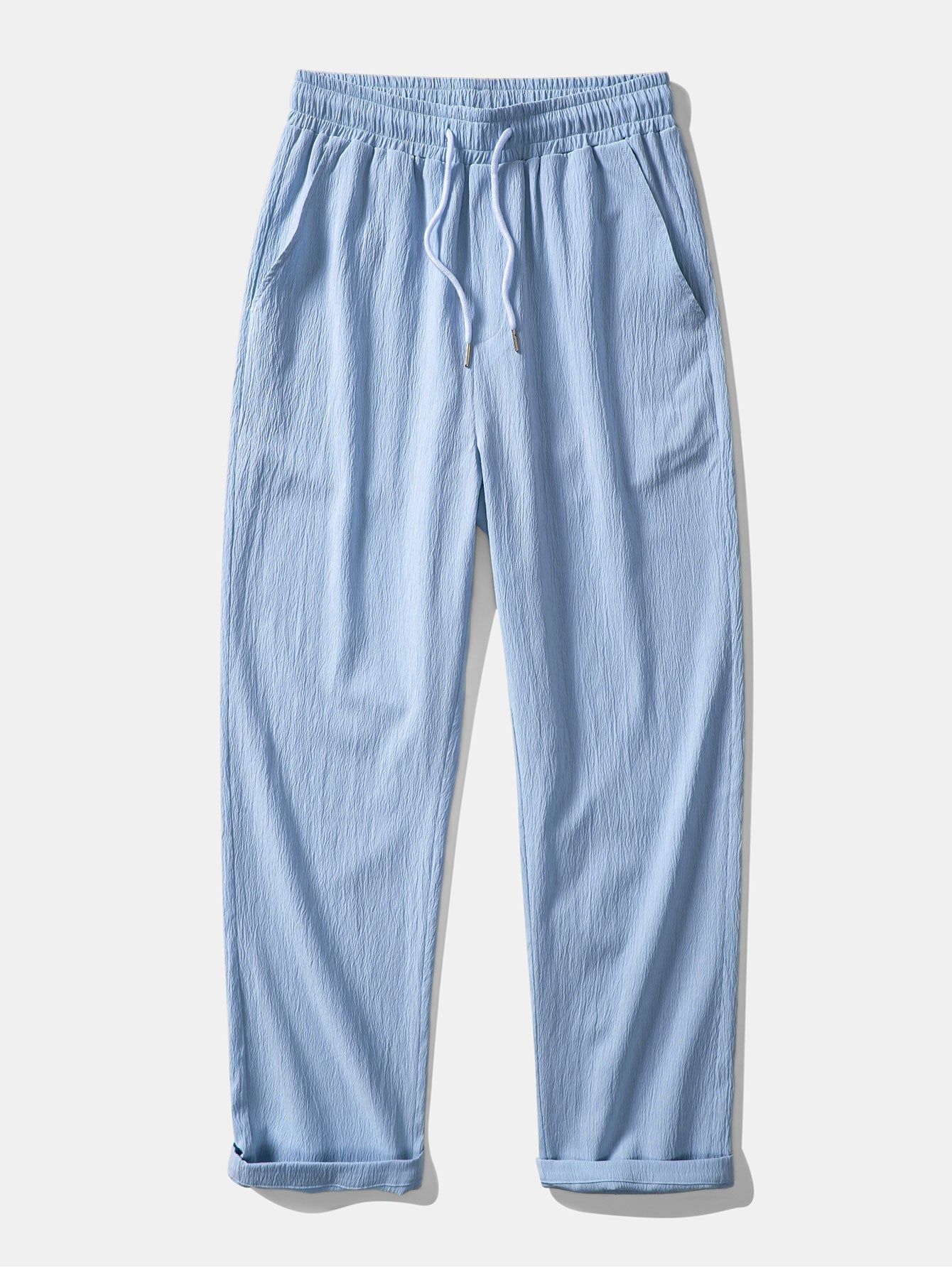 Derada | Crinkle Texture Relax Broek - Derada Fashion