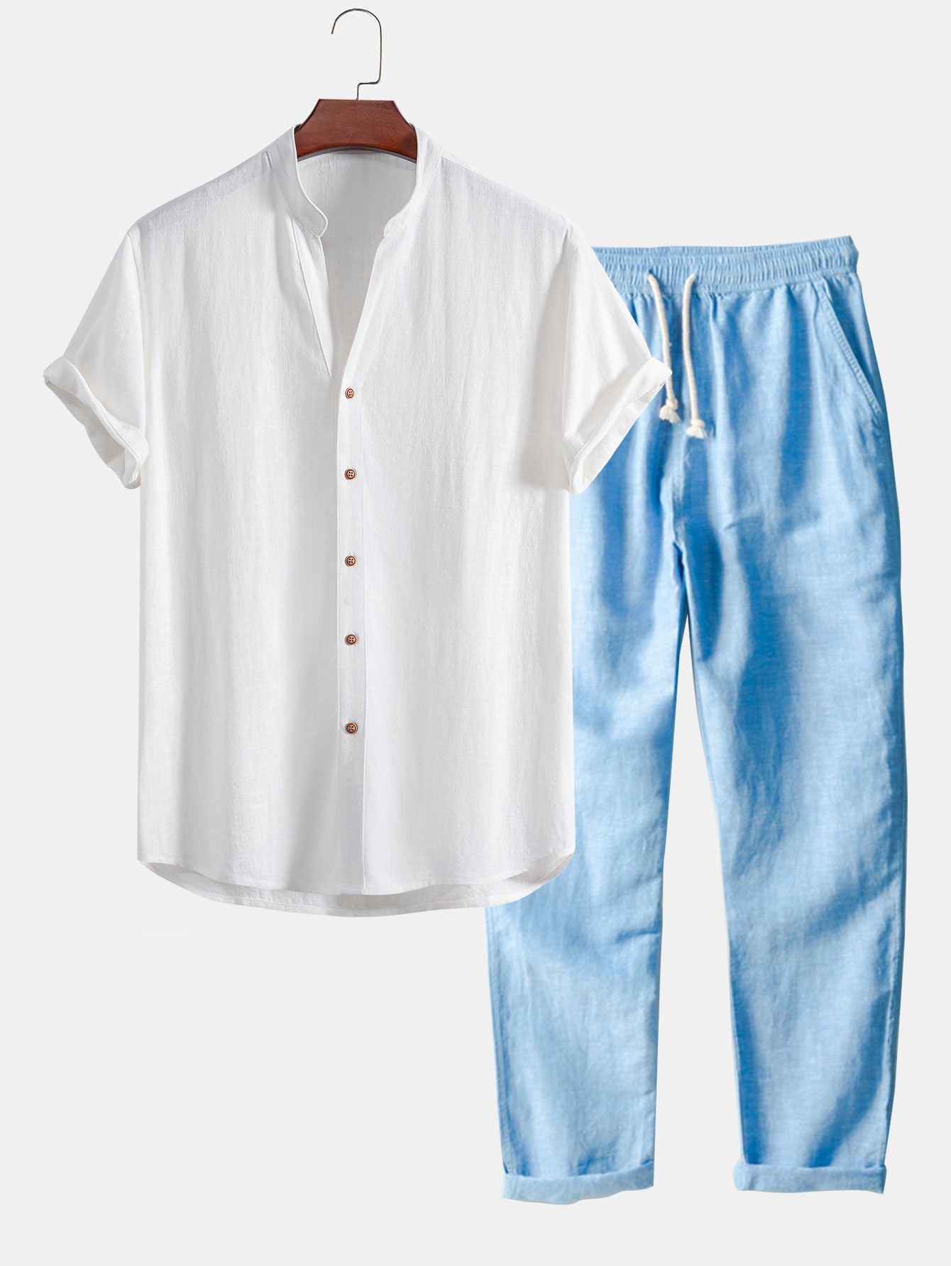 Derada | Linnen Rayon Zomer Set - Derada Fashion