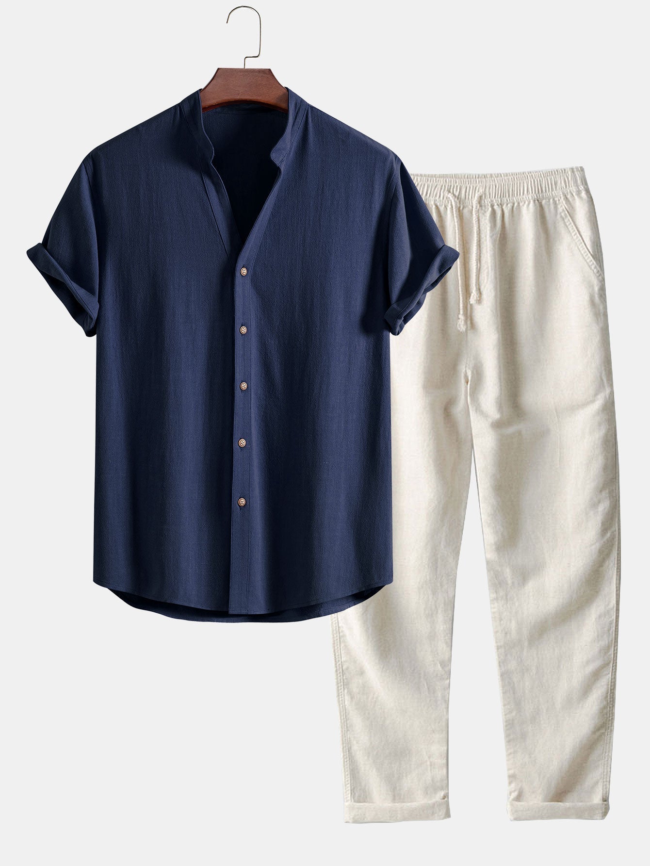 Derada | Linnen Rayon Zomer Set - Derada Fashion