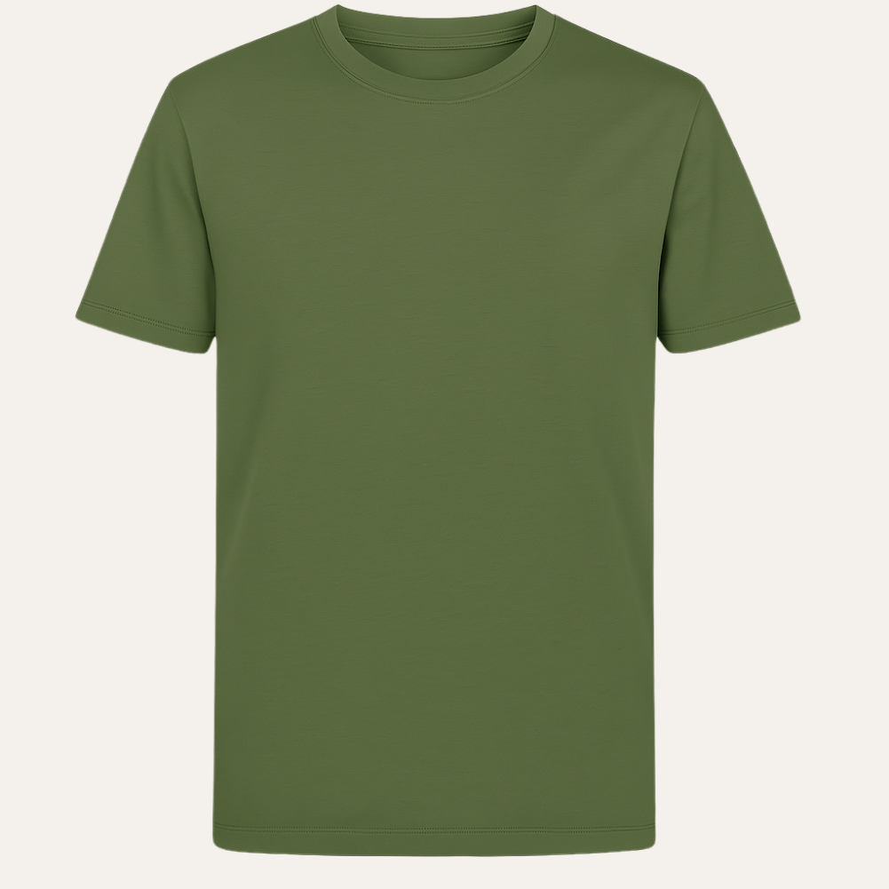 Derada | Luxe T-shirt Olijfgroen - Derada
