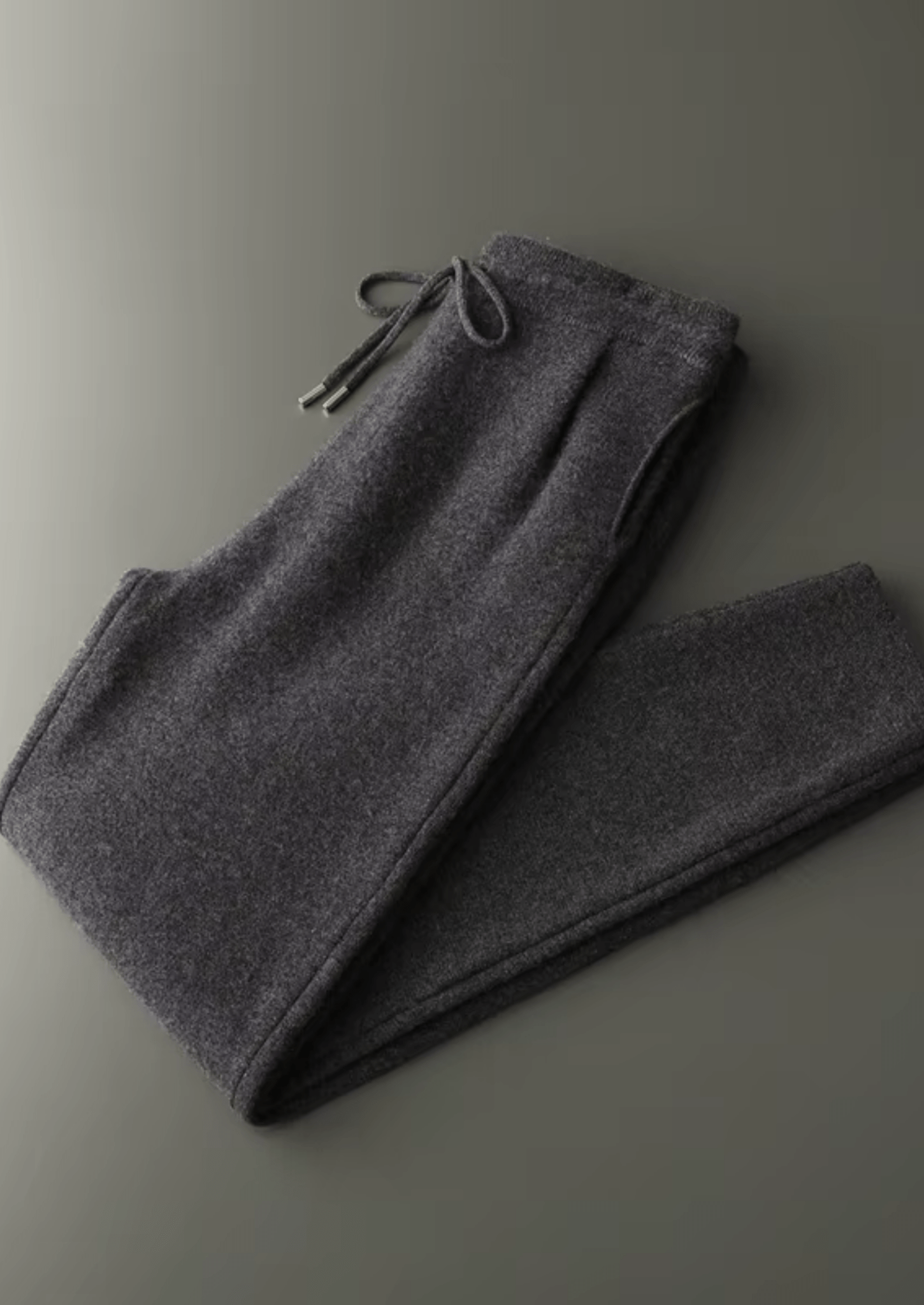 PREMIUM CASHMERE PLEATED TROUSERS - Derada