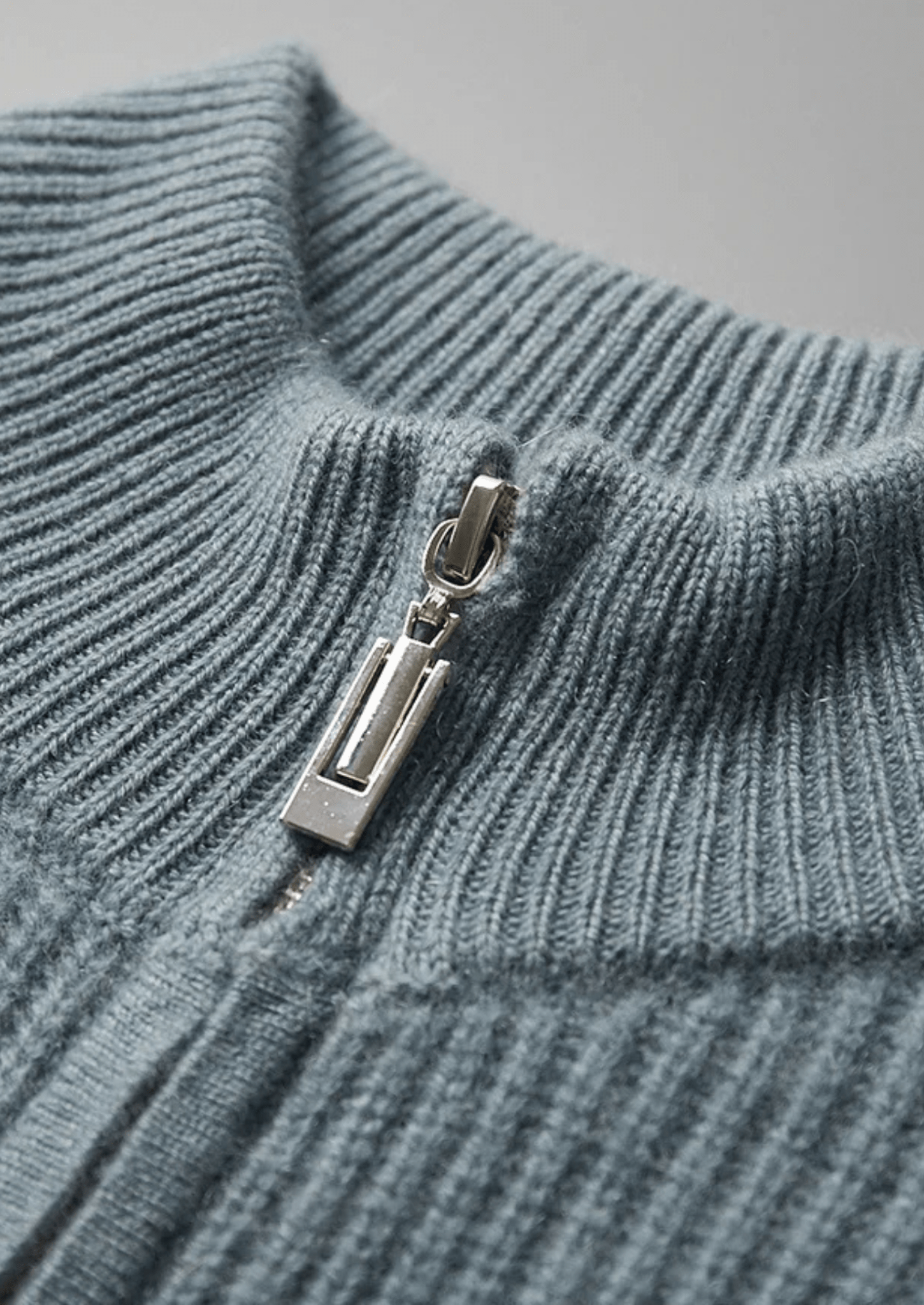 PREMIUM CASHMERE RIBBED CARDIGAN - Derada