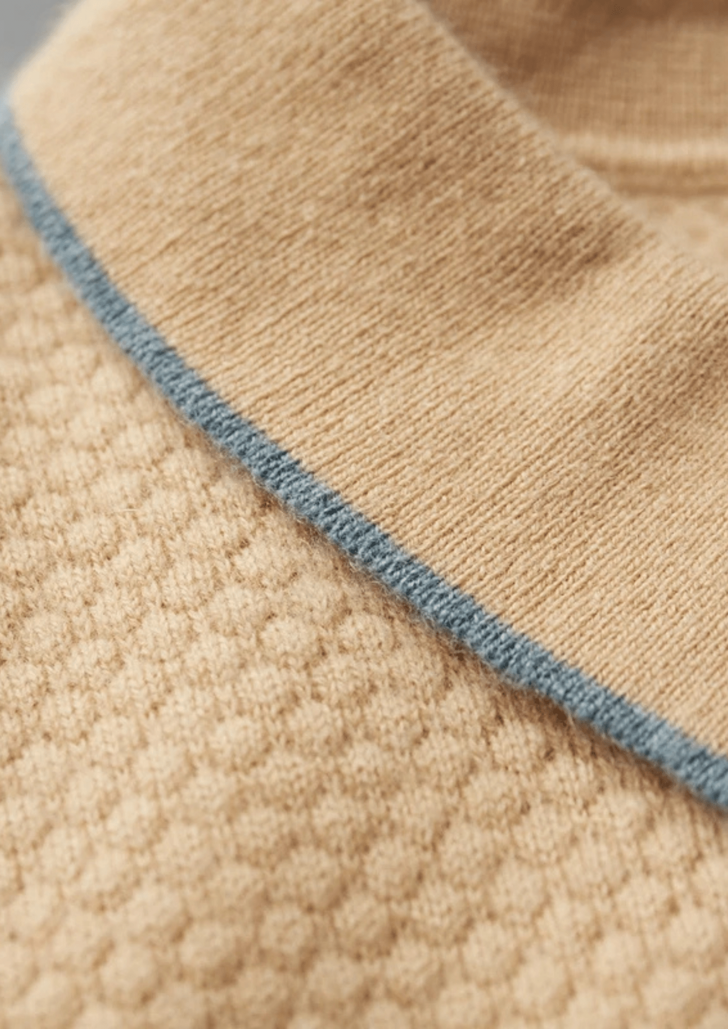 PREMIUM CASHMERE TWO - TONE POLO - Derada