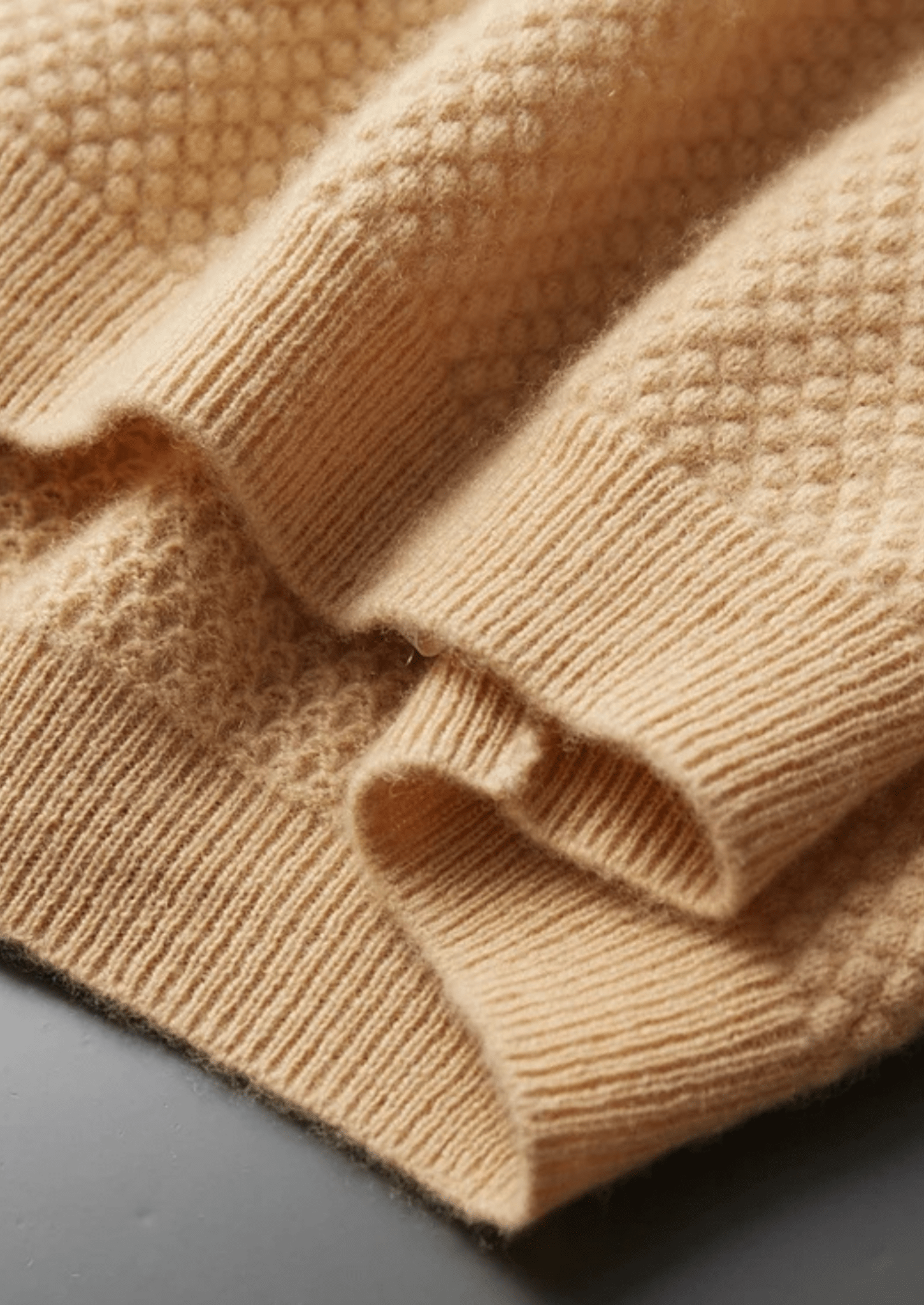 PREMIUM CASHMERE TWO - TONE POLO - Derada
