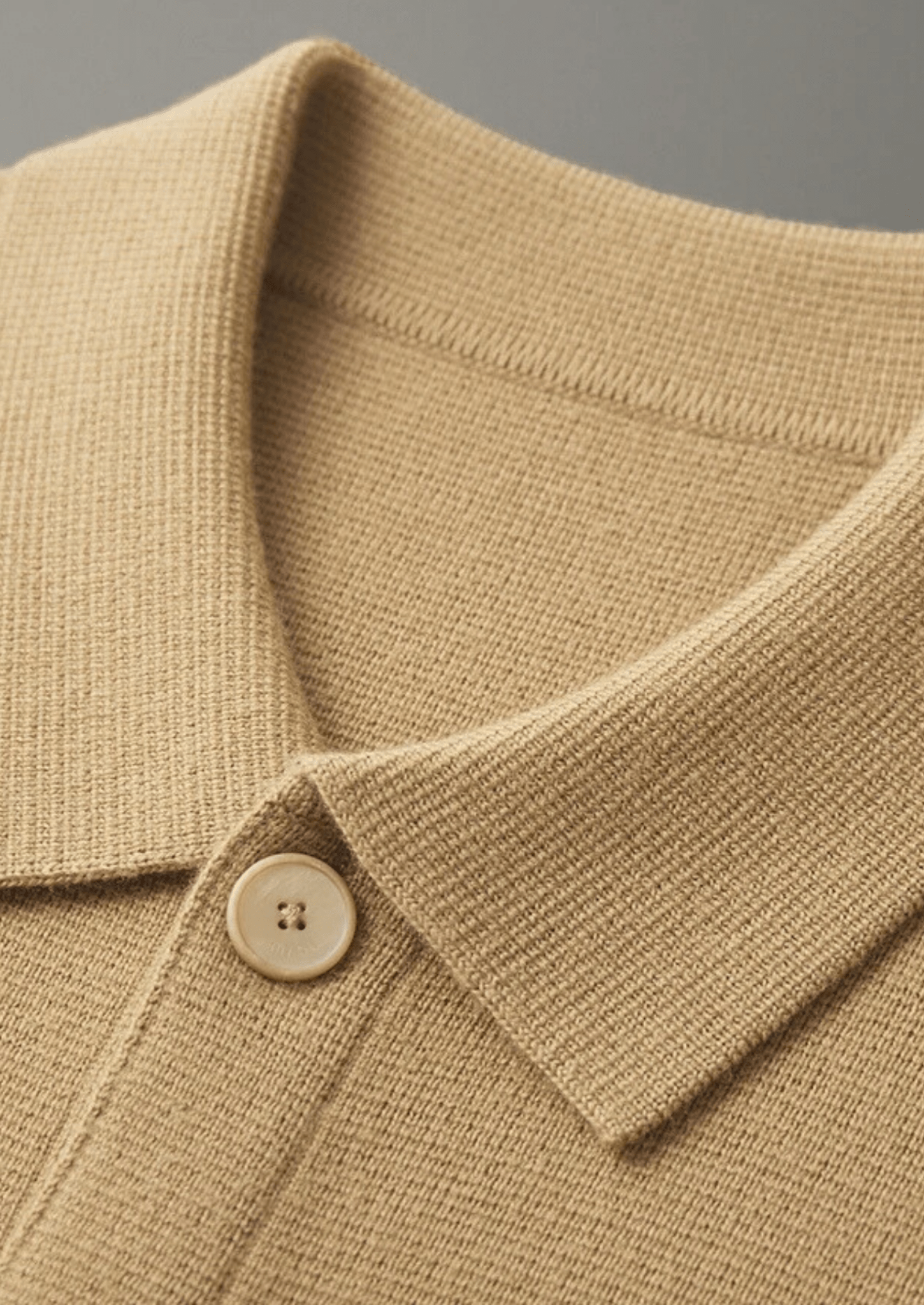 PURE EXTRA - FINE MERINO WOOL BUTTON OVERSHIRT - Derada