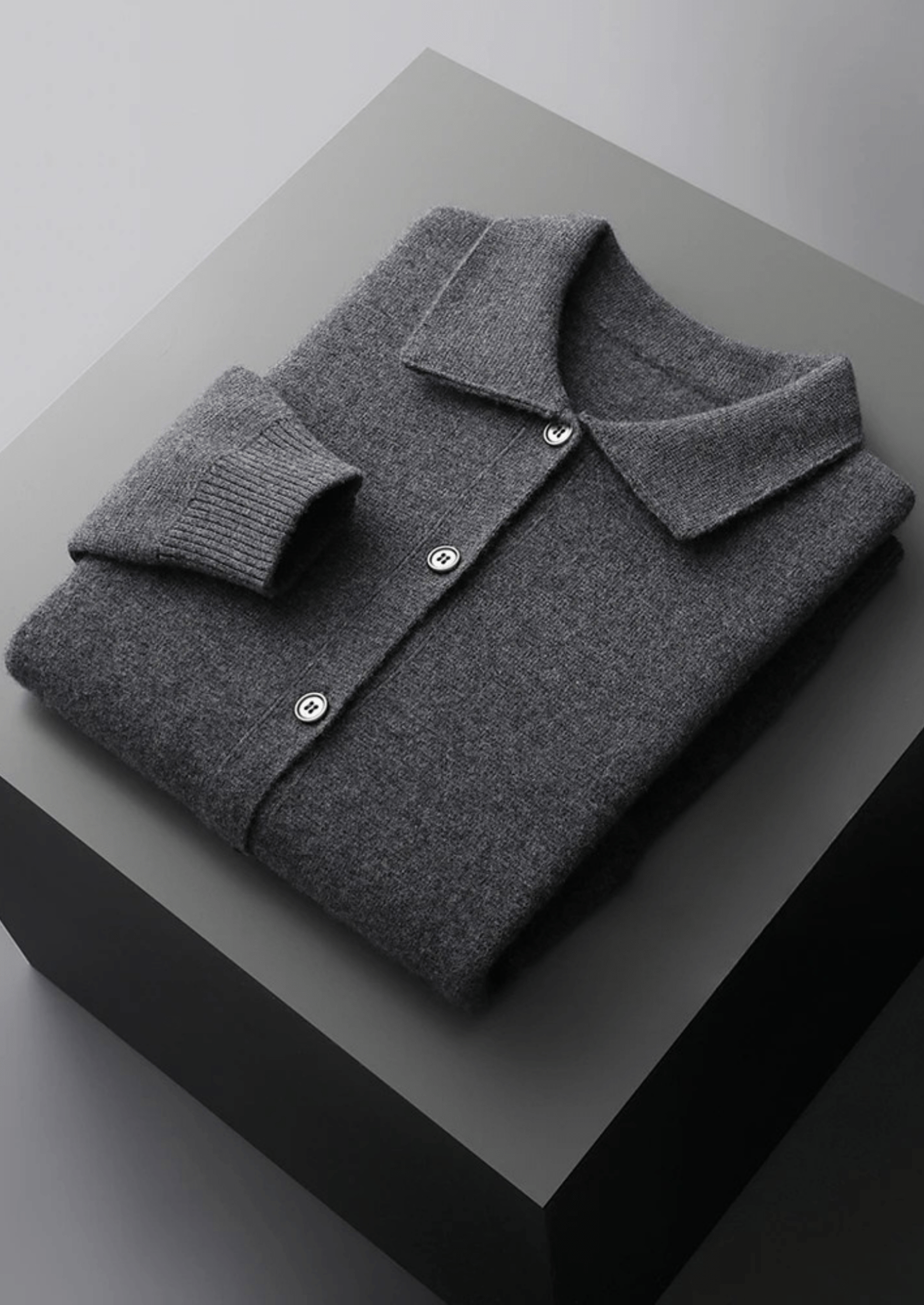 PURE EXTRA - FINE MERINO WOOL BUTTON OVERSHIRT - Derada