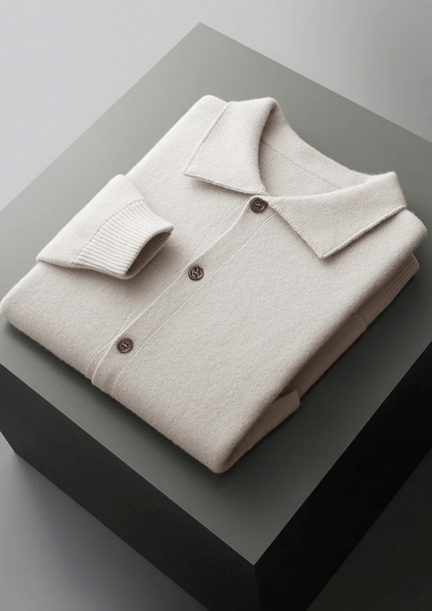 PURE EXTRA - FINE MERINO WOOL BUTTON OVERSHIRT - Derada