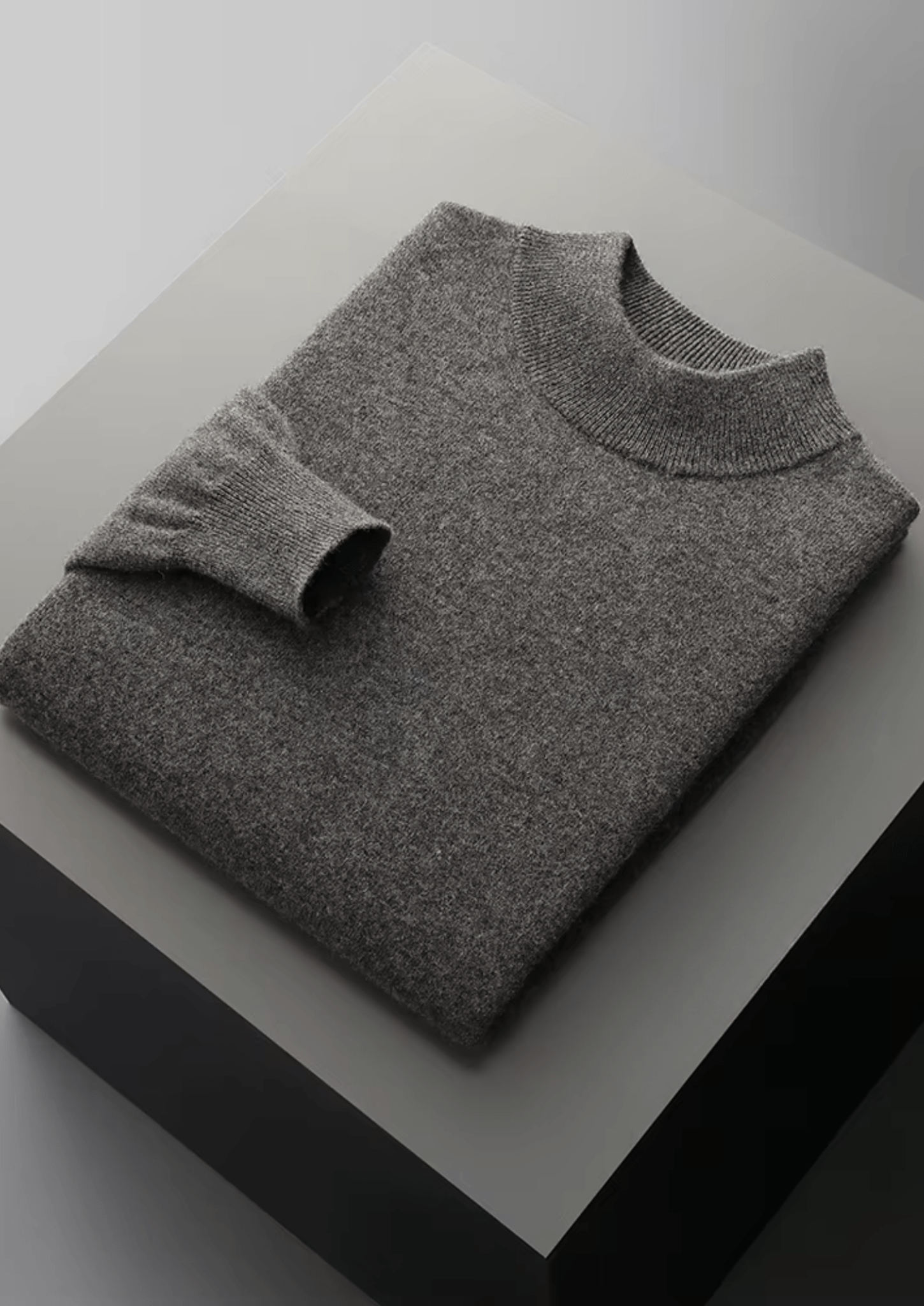 PURE EXTRA - FINE MERINO WOOL CLASSIC MOCKNECK - Derada