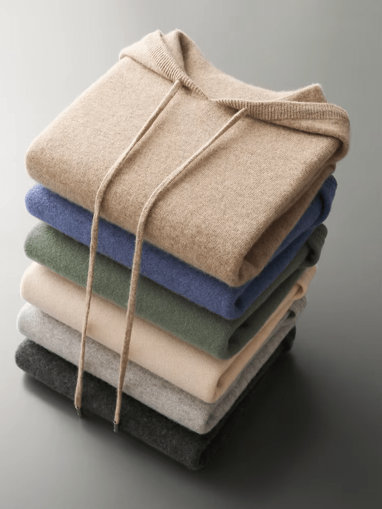 PURE EXTRA - FINE MERINO WOOL LEISURE HOODIE - Derada