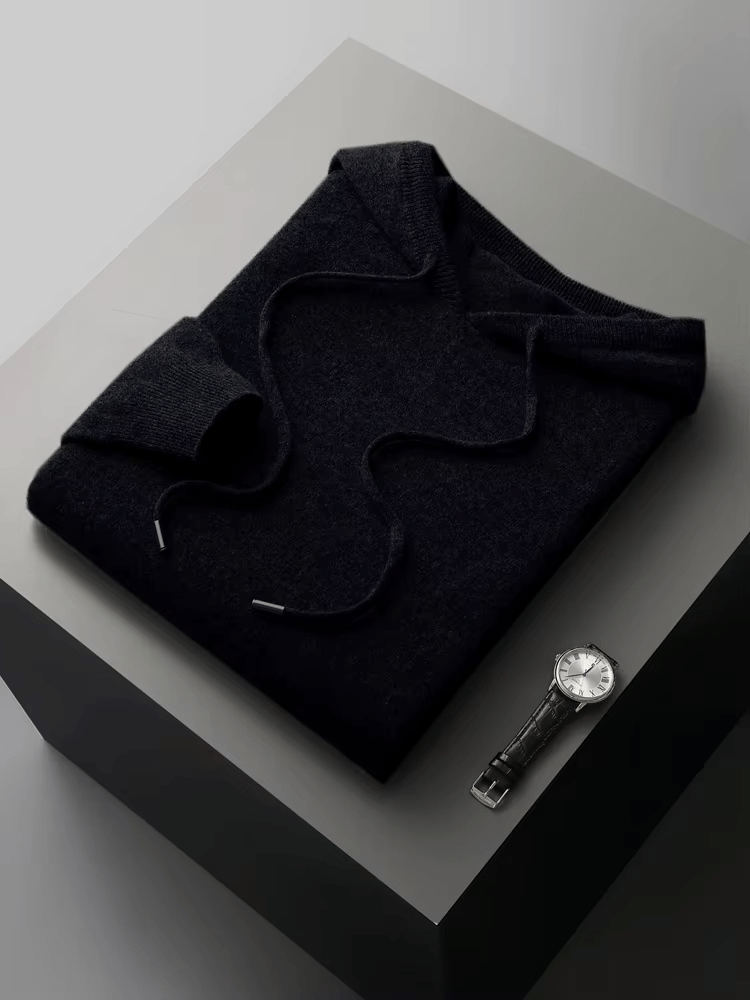 PURE EXTRA - FINE MERINO WOOL LEISURE HOODIE - Derada