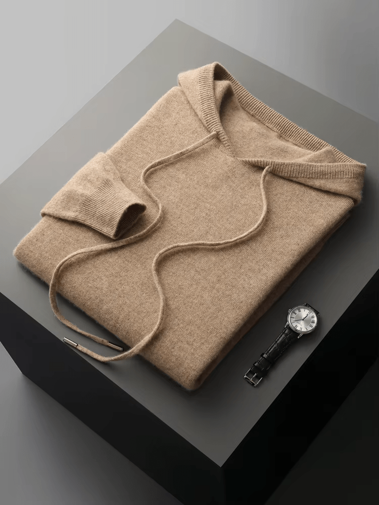 PURE EXTRA - FINE MERINO WOOL LEISURE HOODIE - Derada