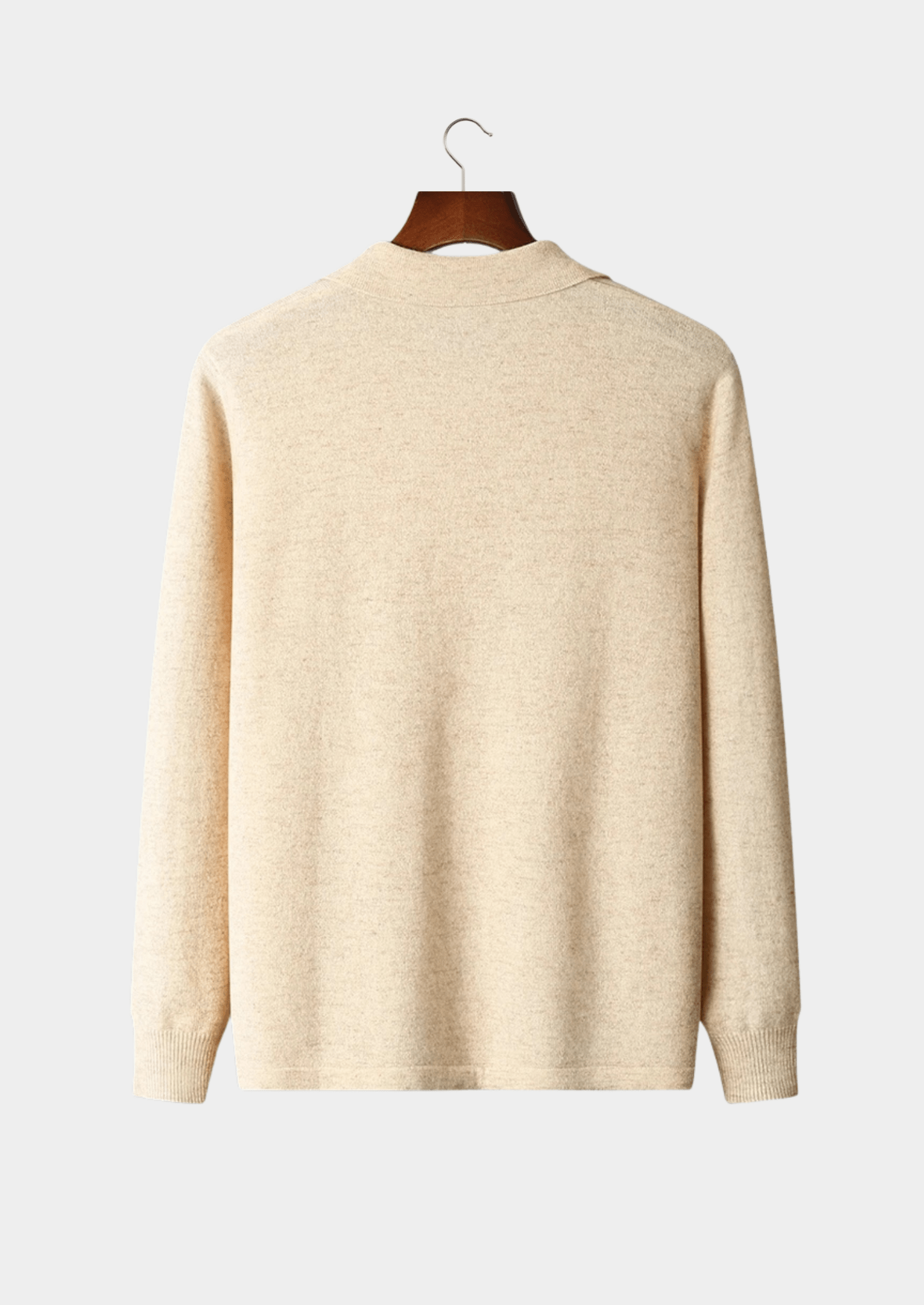 PURE EXTRA - FINE MERINO WOOL POLO CARDIGAN - Derada