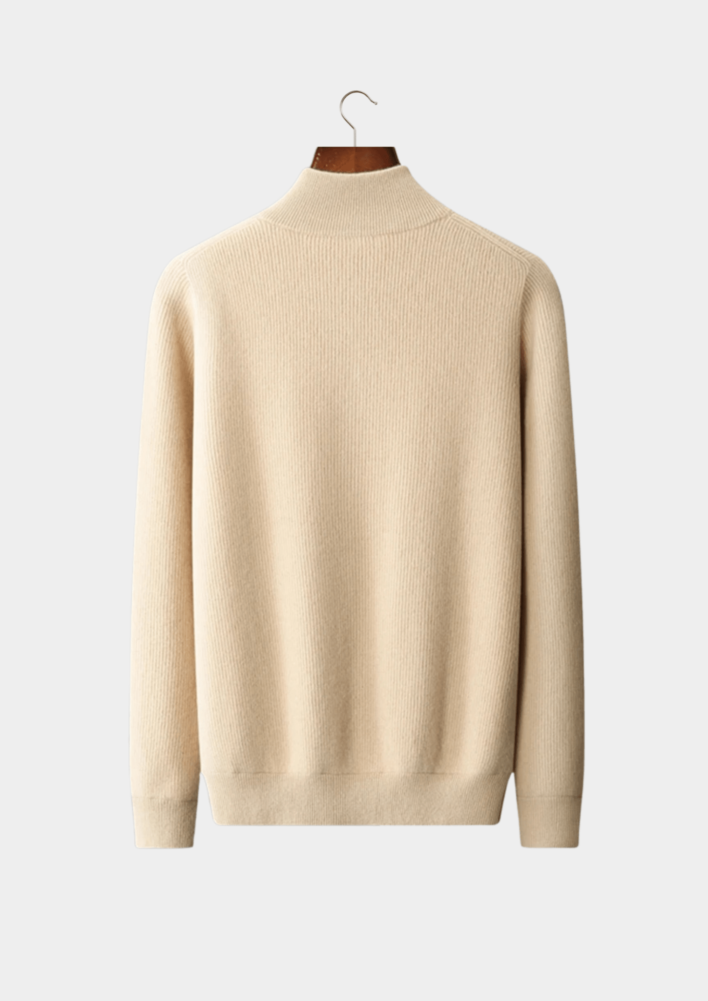 PURE EXTRA - FINE MERINO WOOL RIBBED ZIP CARDIGAN - Derada