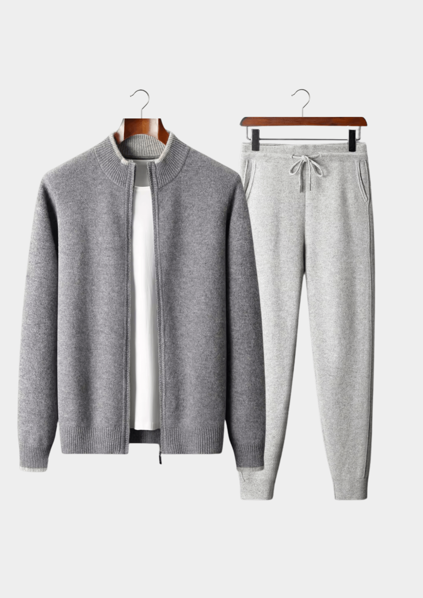 PURE EXTRA - FINE MERINO WOOL TWO TONE SET - Derada