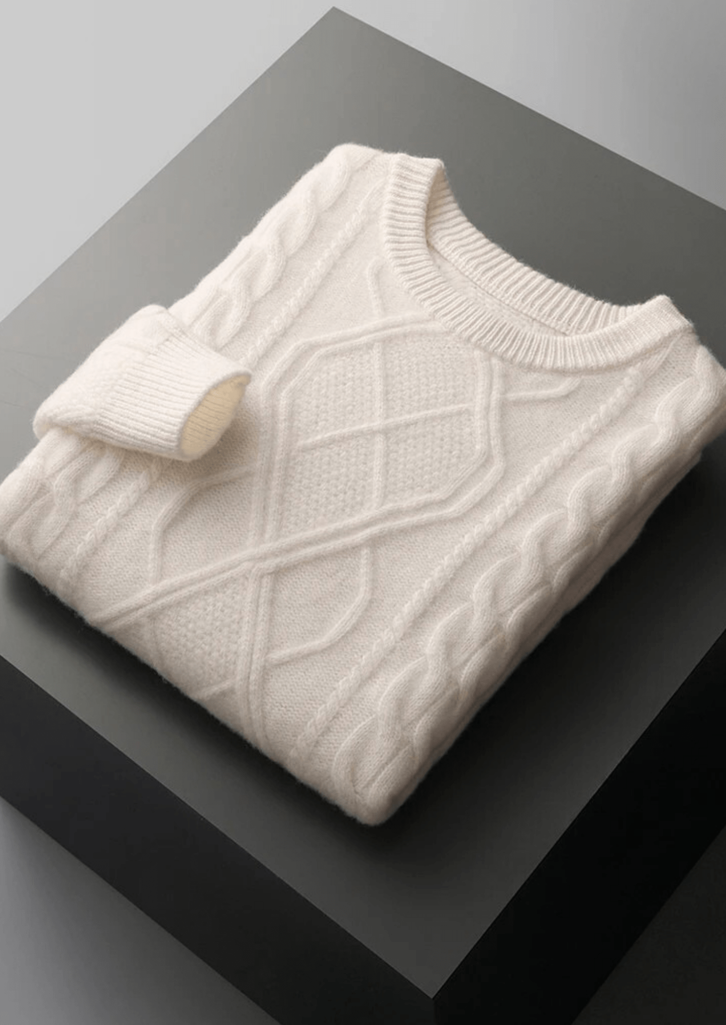 PURE EXTRA - FINE MERINO WOOL WINTERTIME CREWNECK - Derada