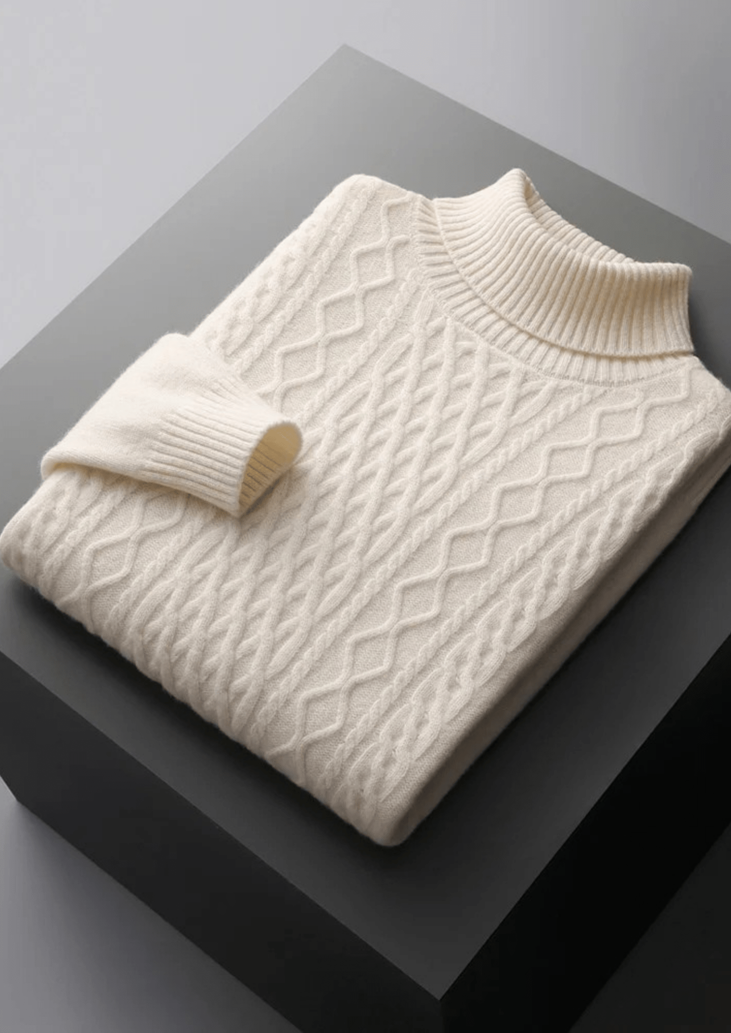 PURE EXTRA - FINE MERINO WOOL WINTERTIME ROLLNECK - Derada