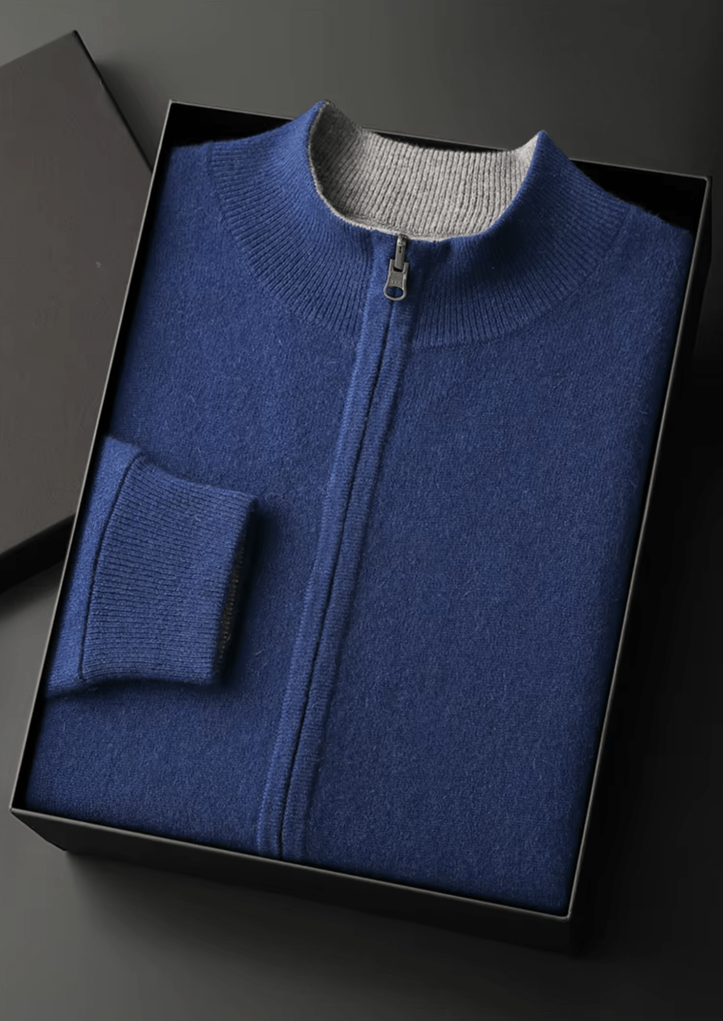 PURE EXTRA - FINE MERINO WOOL ZIP CARDIGAN - Derada