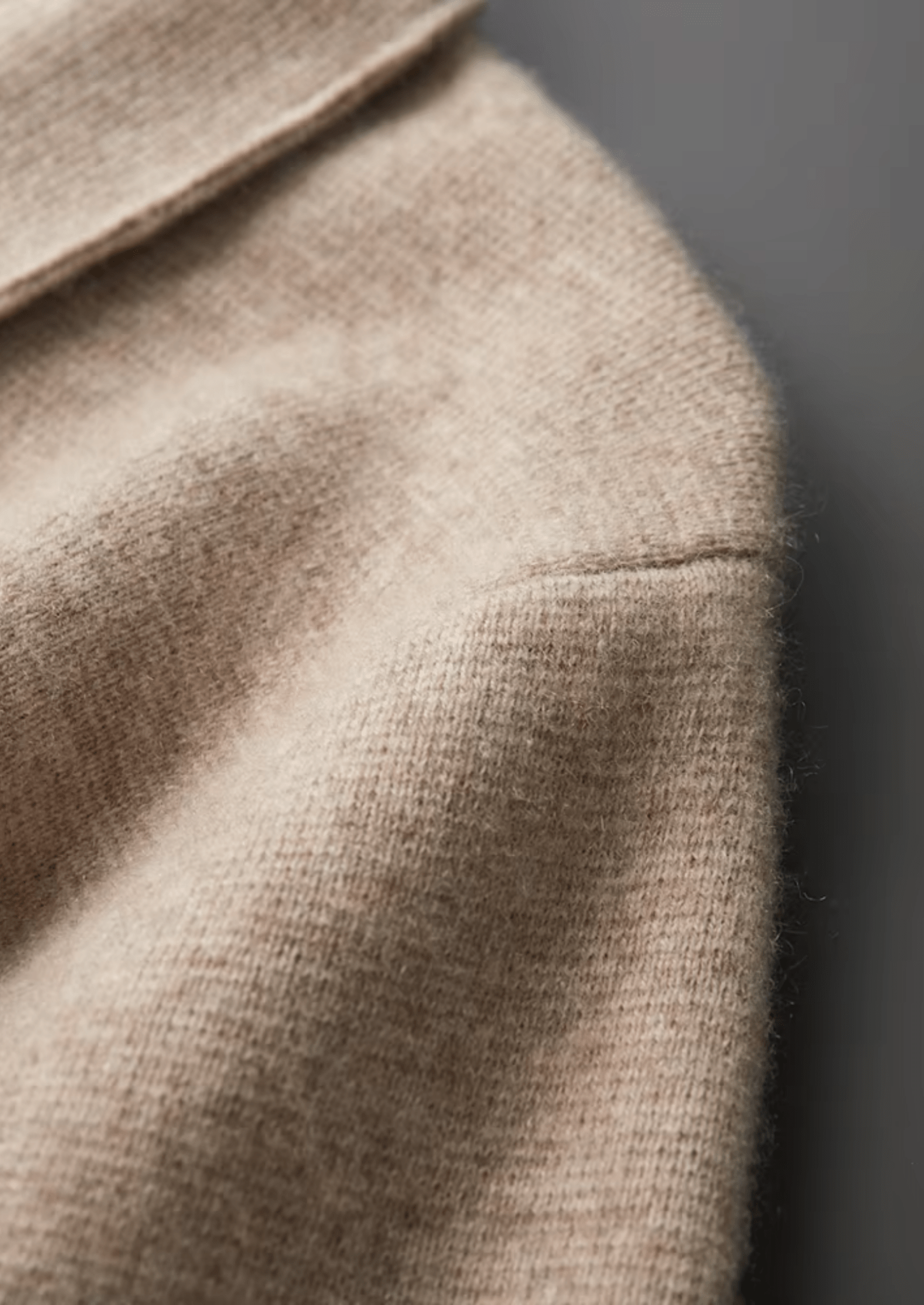 PURE EXTRA - FINE MERINO WOOL ZIP POLO CARDIGAN - Derada