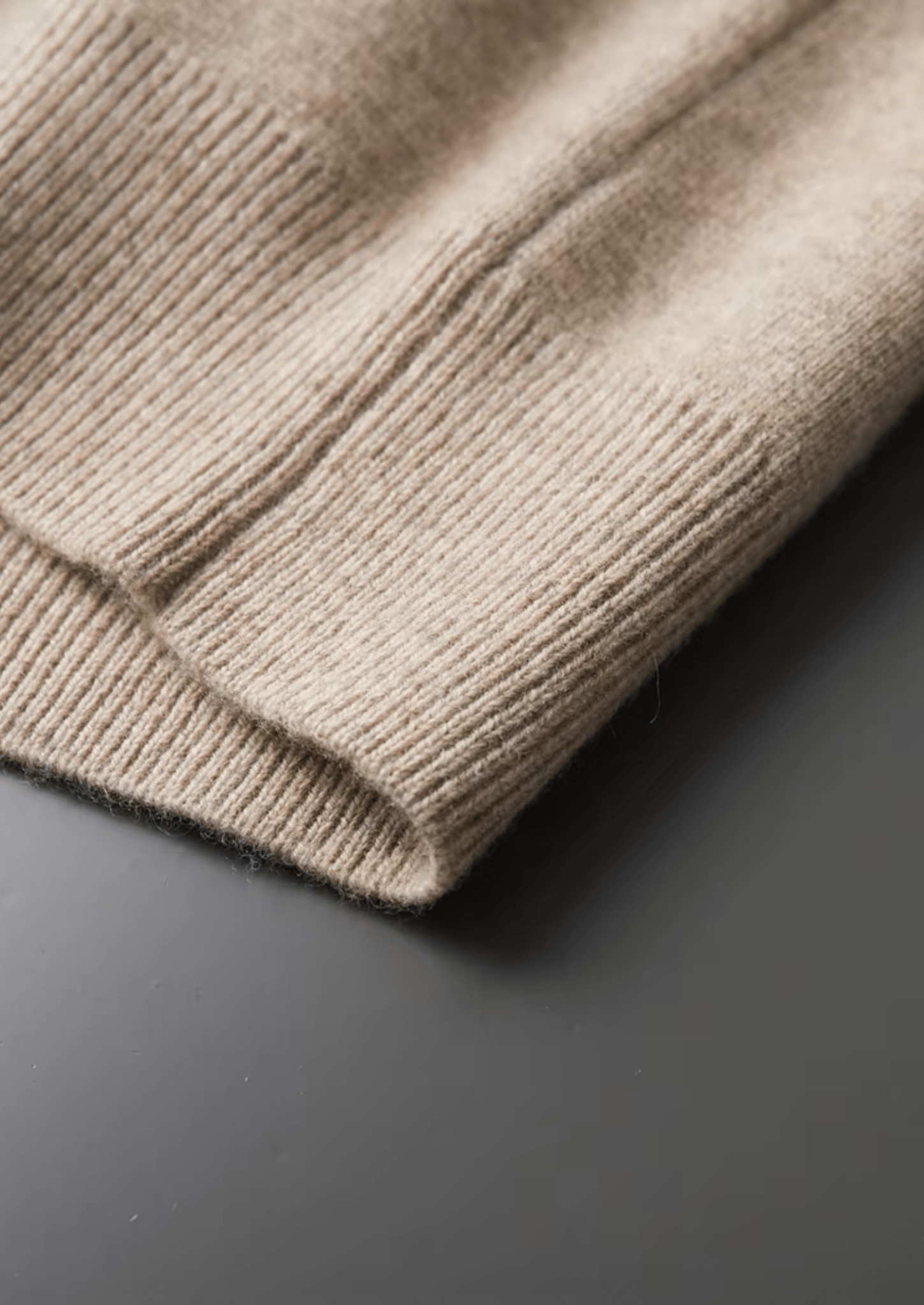 PURE EXTRA - FINE MERINO WOOL ZIP POLO CARDIGAN - Derada