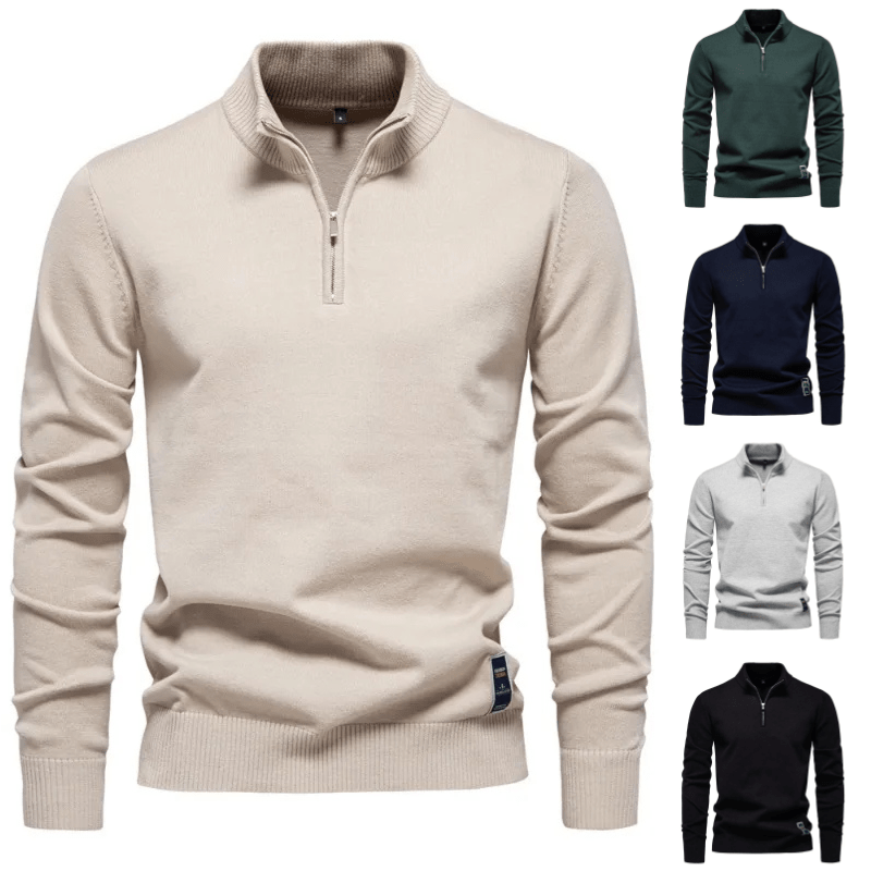 Valentijn | Quarter Zip Knitwear - Derada Fashion