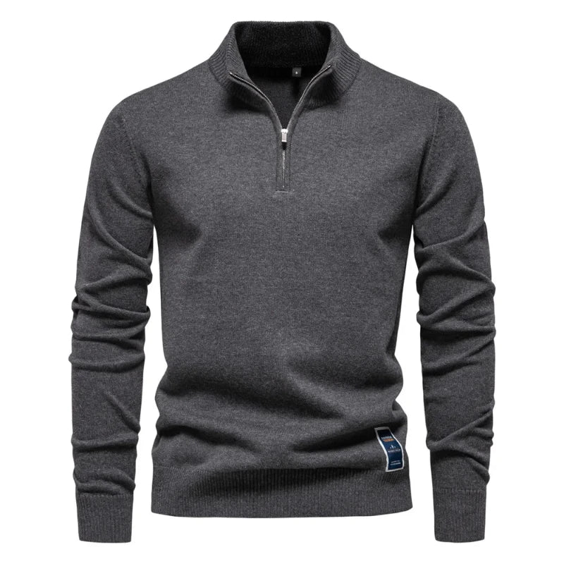 Valentijn | Quarter Zip Knitwear - Derada Fashion