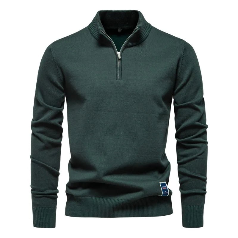Valentijn | Quarter Zip Knitwear - Derada Fashion
